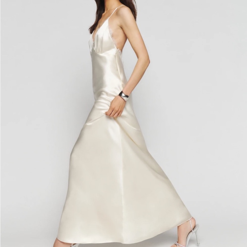 Reformation Maysen Silk Dress - Picture 3 of 12